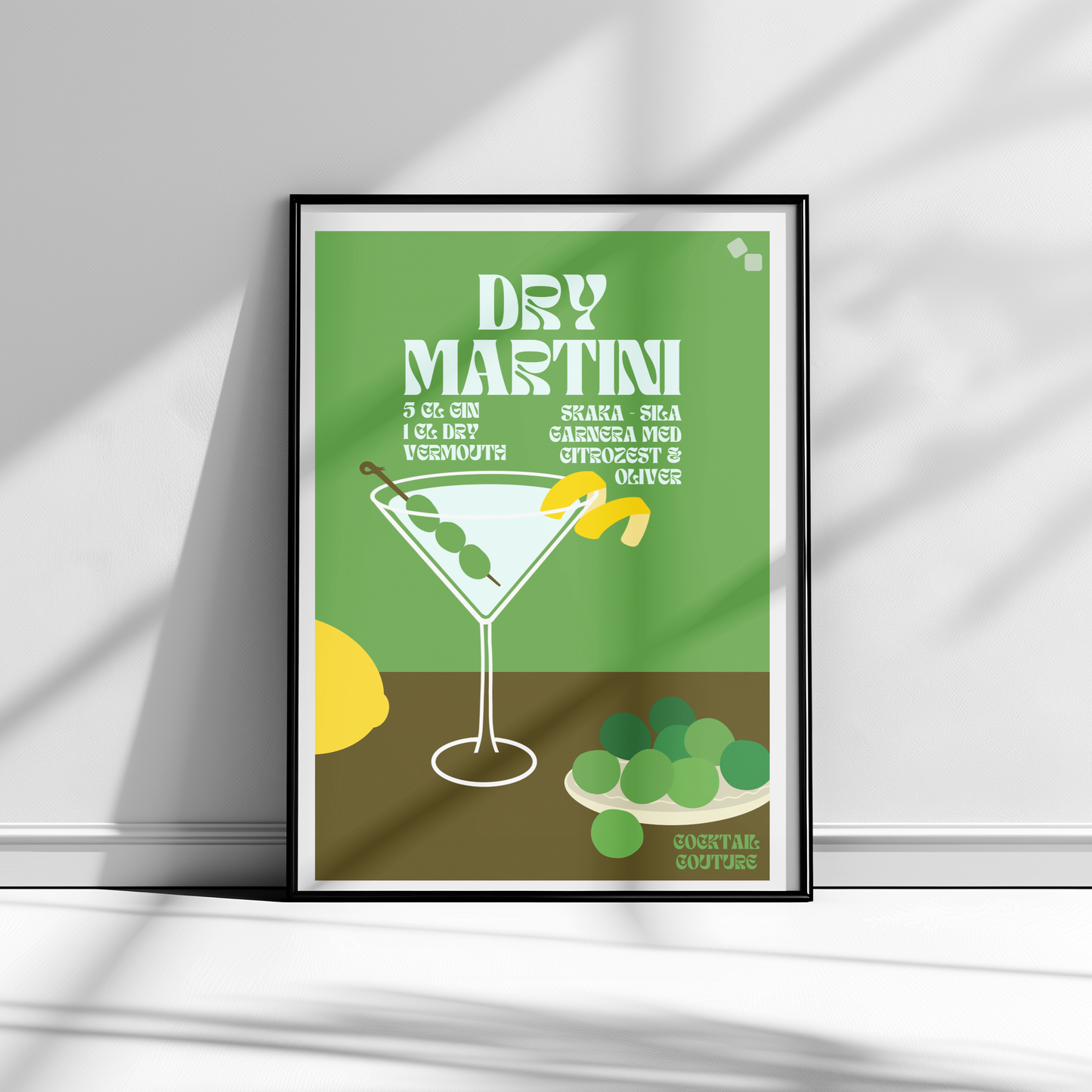 DRY MARTINI POSTER