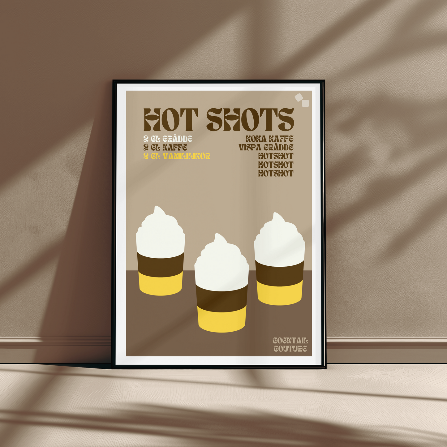 HOT SHOTS POSTER - Cocktail Couture
