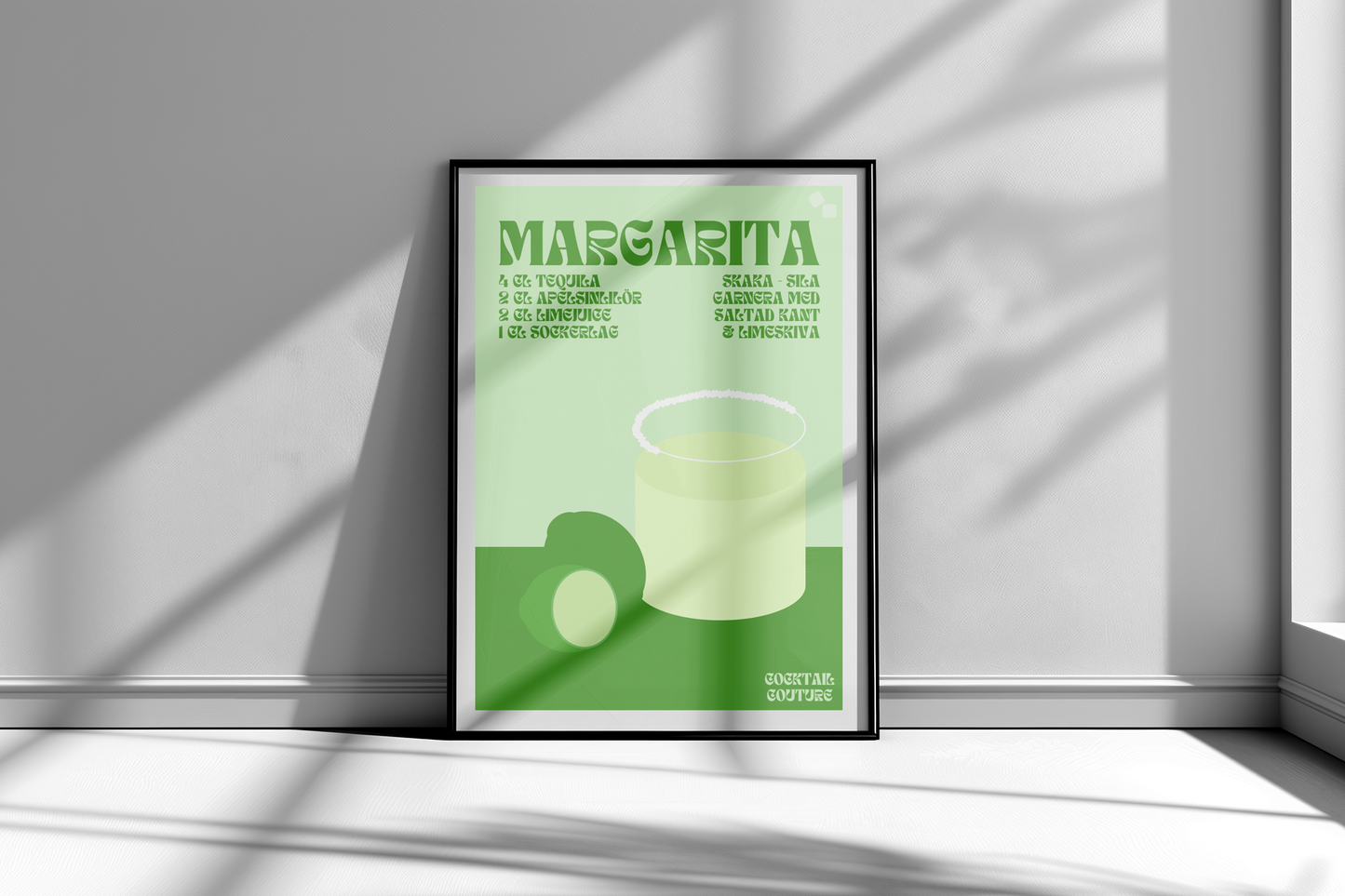 MARGARITA POSTER - Cocktail Couture