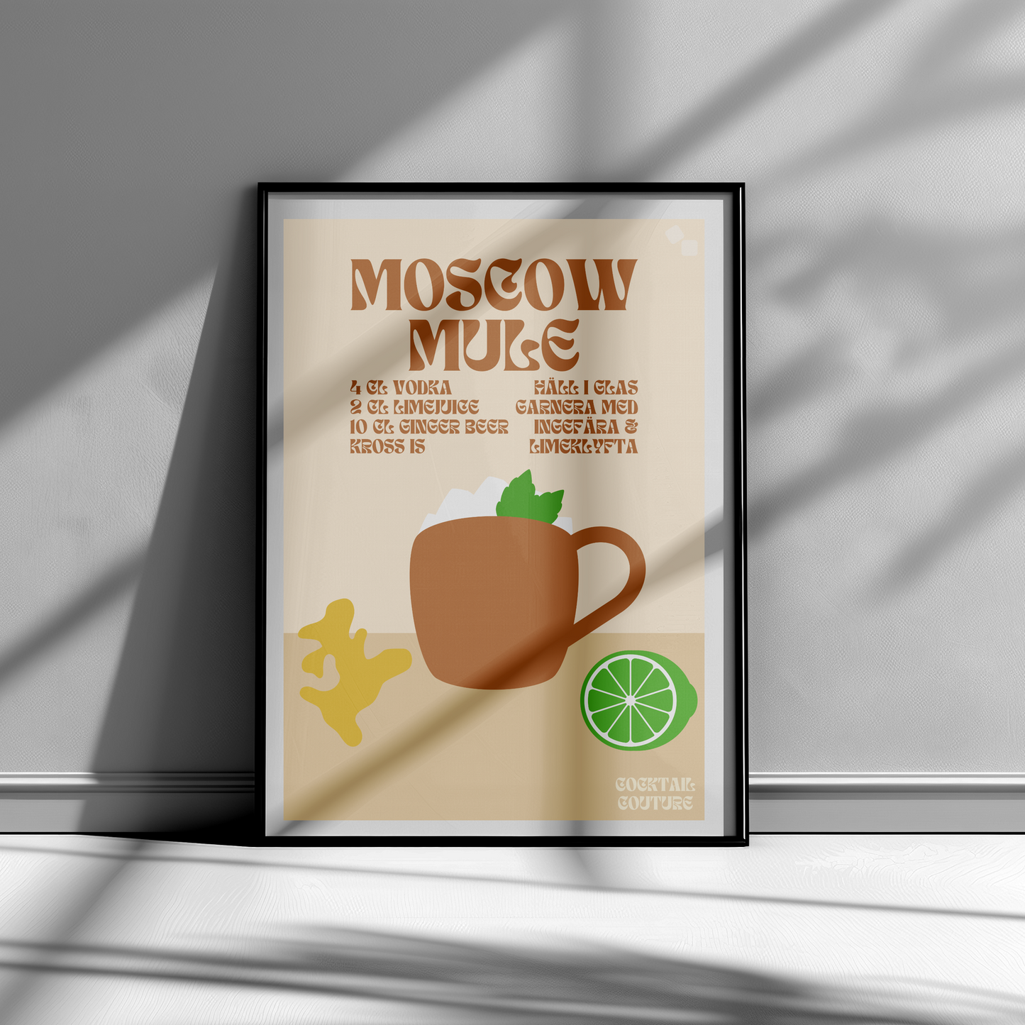 MOSCOW MULE POSTER - Cocktail Couture