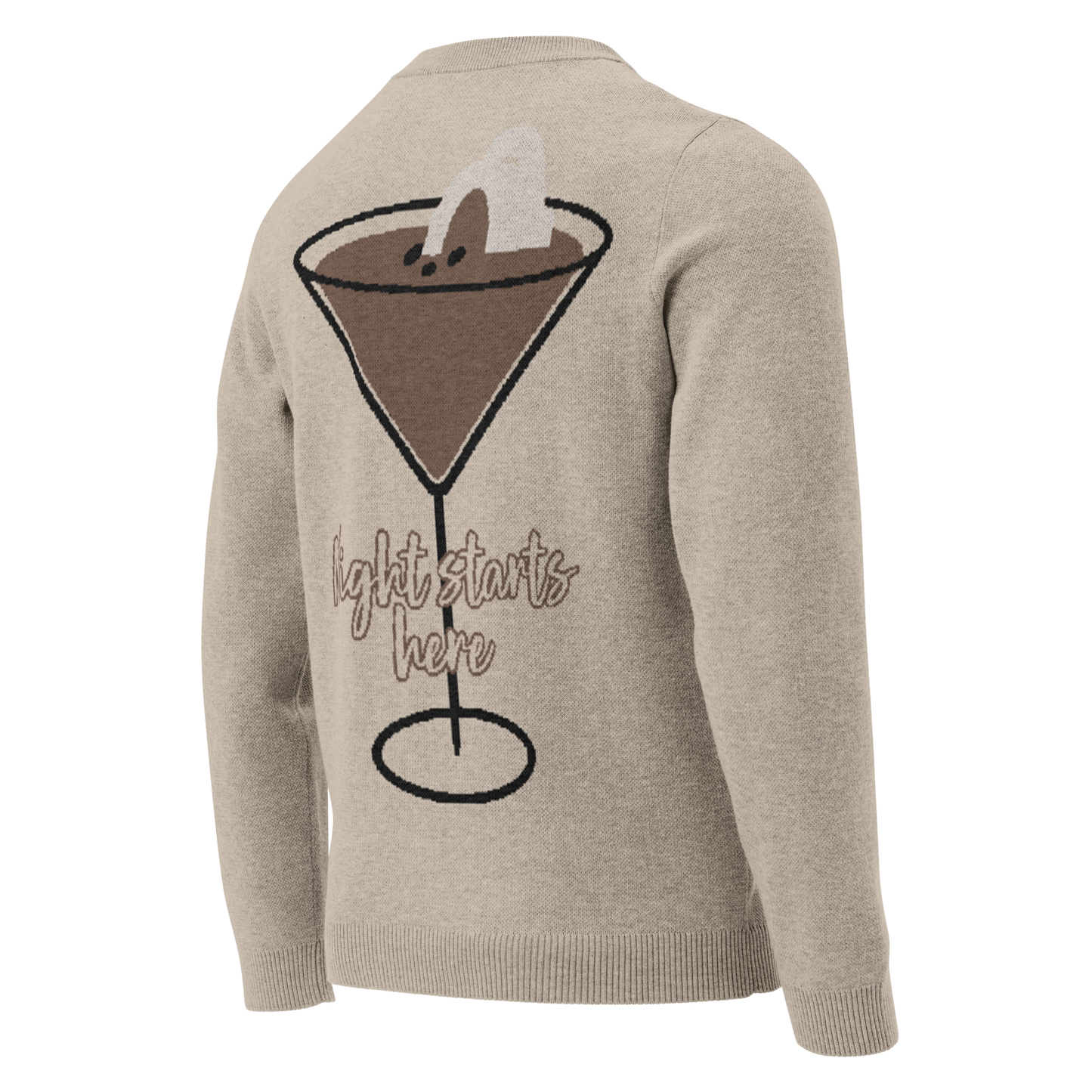 Stickad tröja Espresso Martini