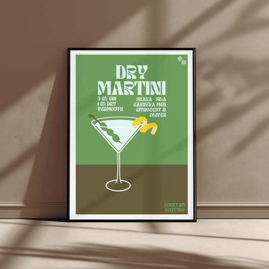 DRY MARTINI POSTER