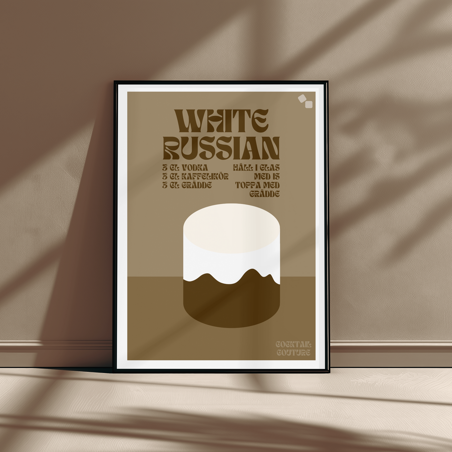 WHITE RUSSIAN POSTER