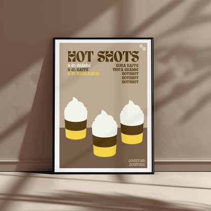 HOT SHOTS POSTER - Cocktail Couture